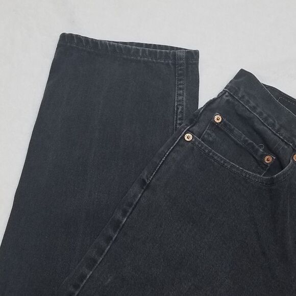 VINTAGE Black Levi's Jeans - Picture 6 of 12